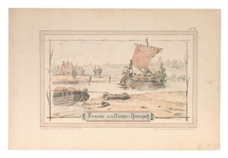 Litho van de Belgische kunstenaar Leo De Pape