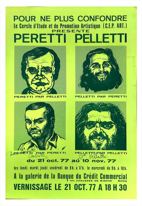 Gesigneerde affiche Pour Isabelle 1977