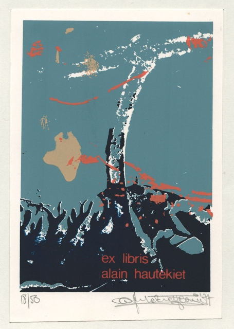 Ex Libris Alain Hautekiet 1977 18/50
