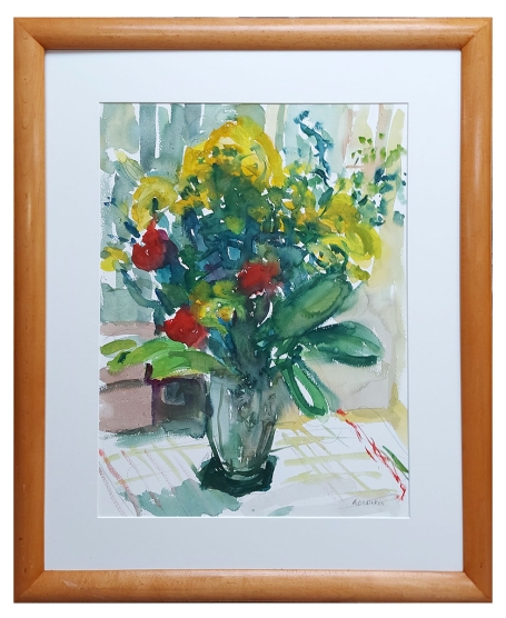 Schilderij van de Belgische kunstenaar Albert De Deken