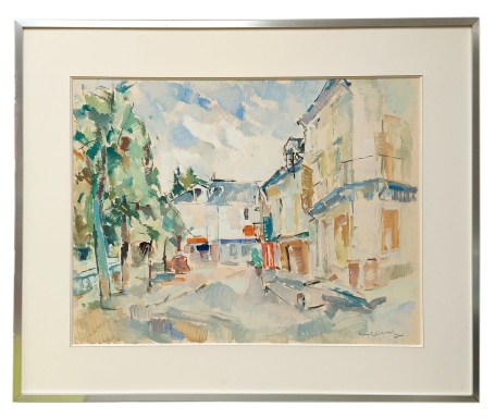 Aquarel van de Belgische kunstenaar Ernest Albert