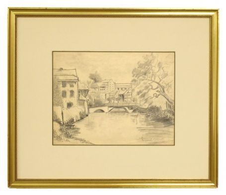 Potloodtekening van de Belgische kunstenaar Albert Ernest