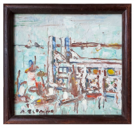 Bootjes aan het staketsel