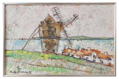 Molen in het landschap