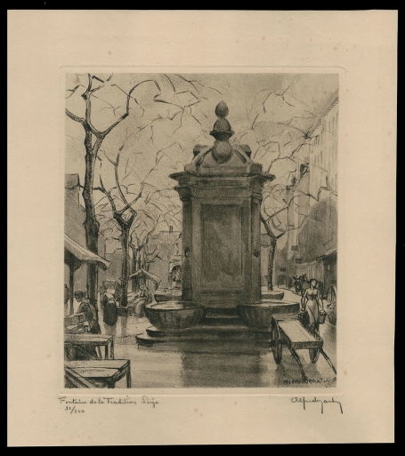 Fontaine de la Tradition Liège 31/100