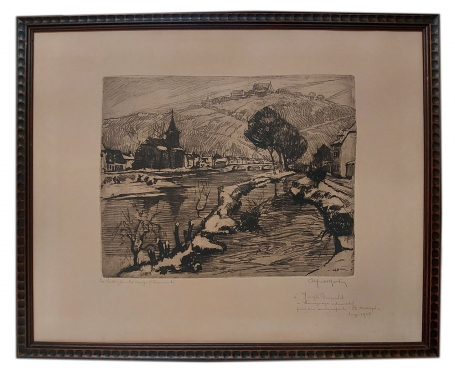 La Vesdre sous la neige (+/- 1926)