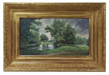 Rivierlandschap anonymous +/-1880