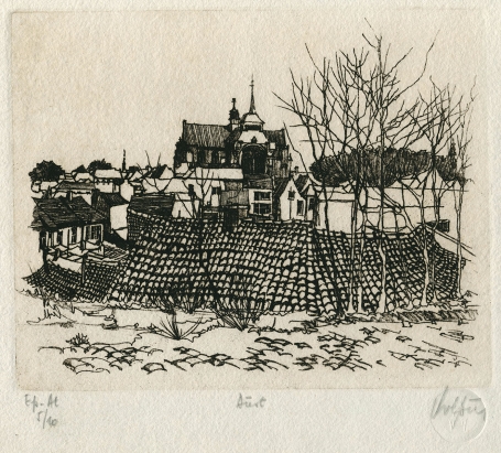 Ets van de Brusselse etser André Colpin