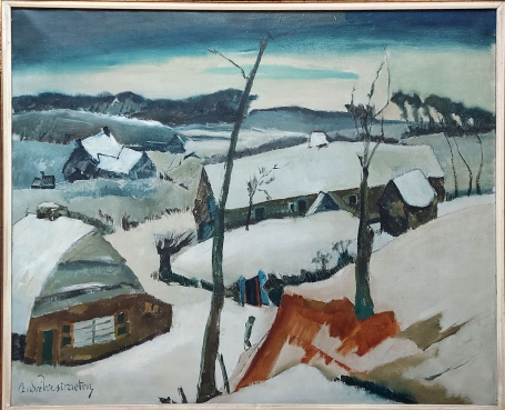Schilderij van kunstschilder uit Zottegem André Verstraeten