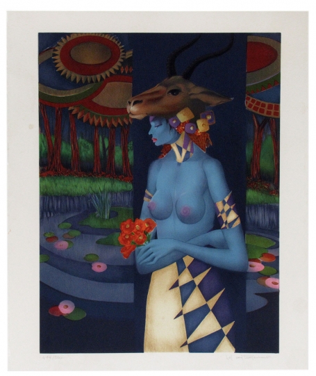 Litho van de Belgische kunstenaar Jef Van Tuerenhout kopen