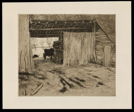 Ets, Karrehuis (biblioteca chalcograpia Regiae Belge)