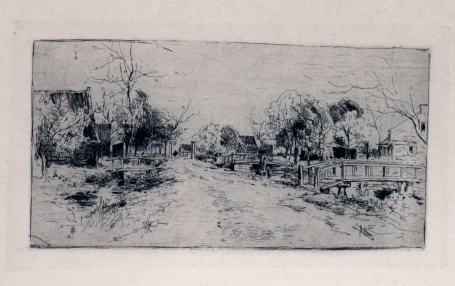 Ets van de Belgische etser Armand Heins