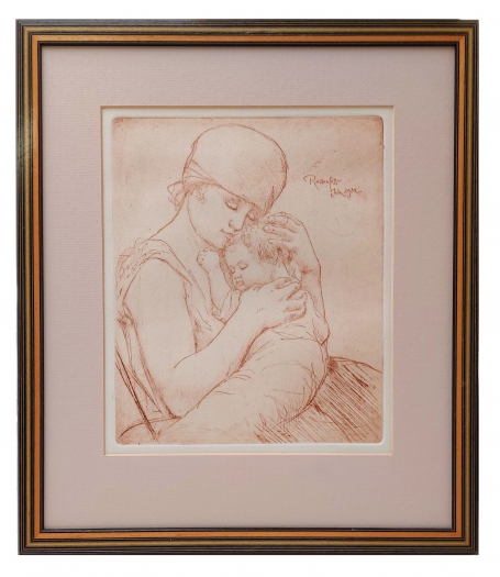 Moeder met kind 1932