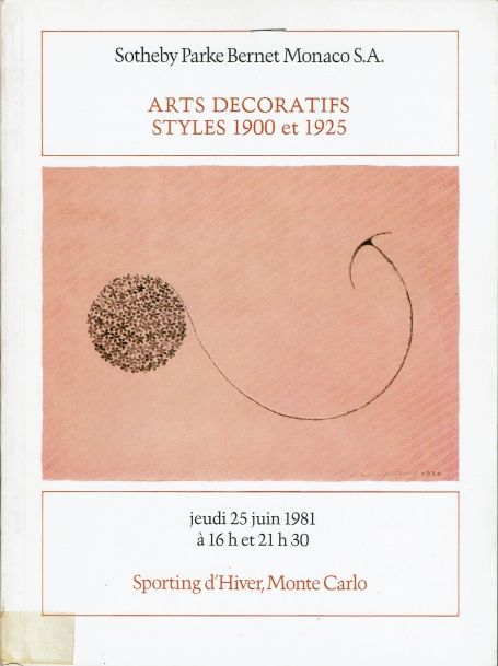 26. Arts Décoratifs Styles 1900 et 1925