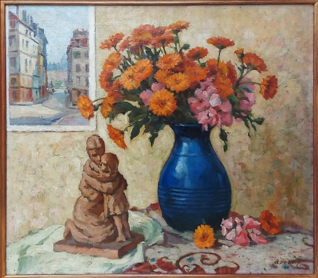 Schilderij van kunstenaar Aurel (Aurèle) De Loof