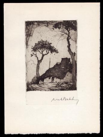 Hoeve met boom 1942 14/25