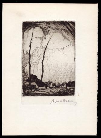 Twee kalende bomen bij hoeve 1942 14/25