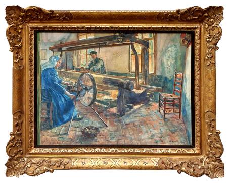 le tisserand (Hollande) aquarelle