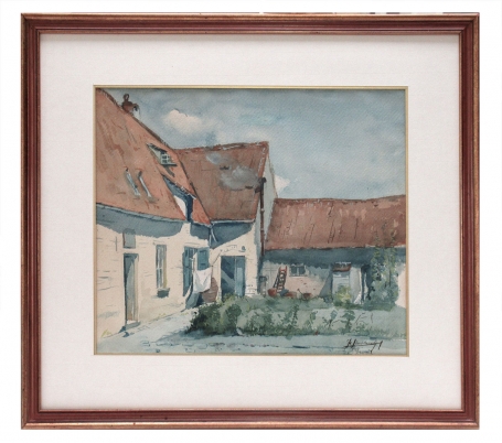 Schilderij van Belgische schilder François Bossaerts