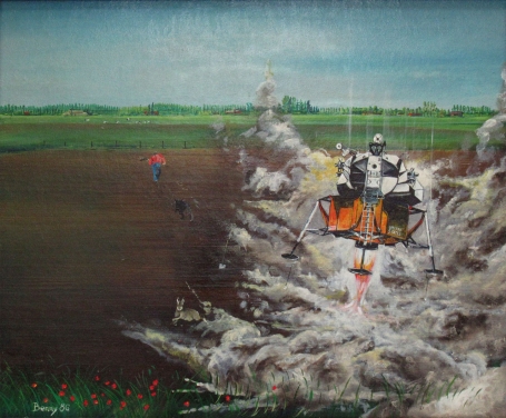 Schilderij uit 1986 van Benny Want