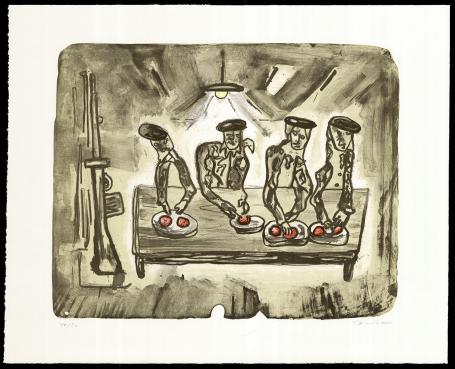 Soldaten aan tafel 2000 40/50