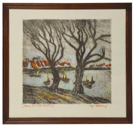 Opgehoogde litho, Baie des Trépassés 1943
