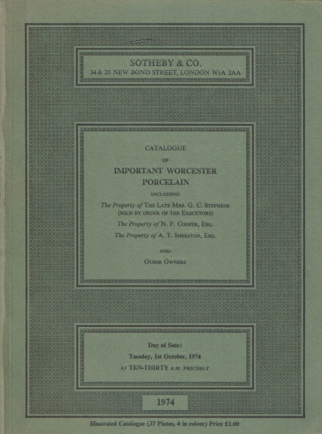 865. Important worcester porcelain