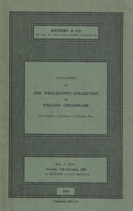 867. The well-known collection of English creamware