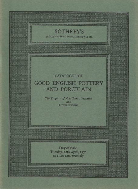 887. Good english pottery and porcelain