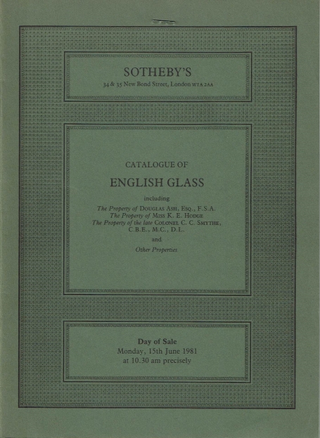888. English Glass