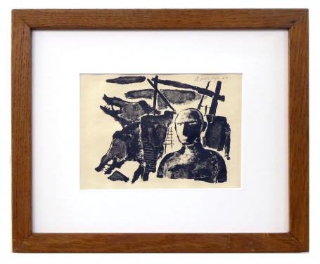 Boer met zwijnen 1954