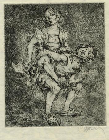 Ets van de Belgische graficus Camille d'Havé