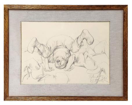 Tekening, Pijkenzot 1973