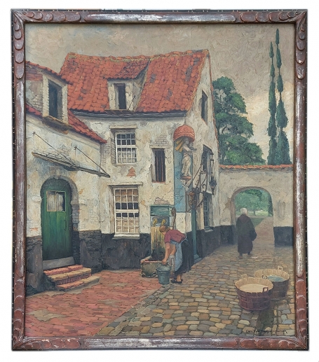 Schilderij van de Belgische schilder Camiel Van Haesendonck