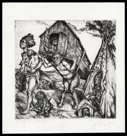 De vreemdelingen herbergen 1980  2de staat EA (b)