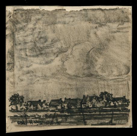 Houtskooltekening, Heuvels Stabroek 1939