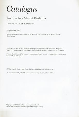 2034. Kunstveiling Marcel Diederiks 8 sep 1980