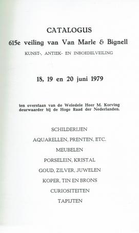 2033. 615e veiling van Van Marcle & Bignell
