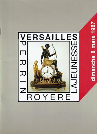 2036. versailles: importante vente aux enchères publiques 8 mars 1987