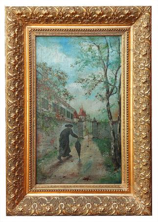 Il dine au chateau 1904