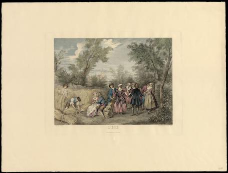 Herdruk,  L' été E.A. Champollion naar Nicolas Lancret 1886