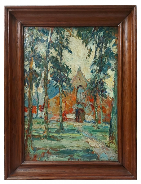 Schilderij van de Brugse schilder Charles Verbrugghe