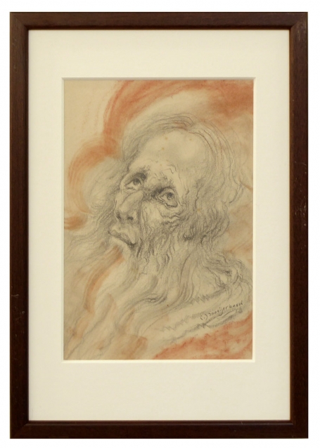 Tekening van Cornelis Johannes Snoeijerbosch uit 1916