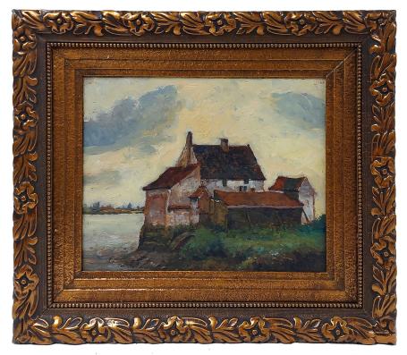 Huisje aan het water 1927