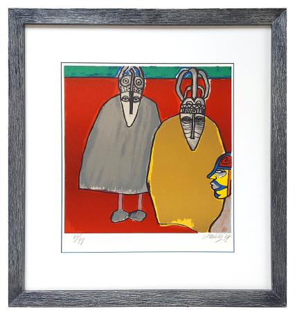 Omaggio a Leopold Sedar Sengor, Litho D 1977 60/99