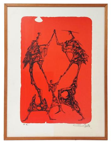 Litho, papa mama en hun kindje HC.