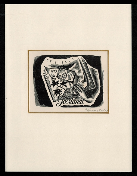 Ex Libris Bea Geerlandt 1956