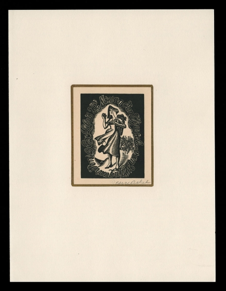 Ex libris H.M. van den Heuvel-van Wijngaarden 1943