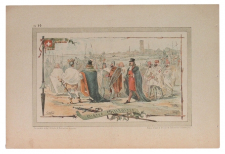 Litho van de Belgische kunstenaar Leo De Pape