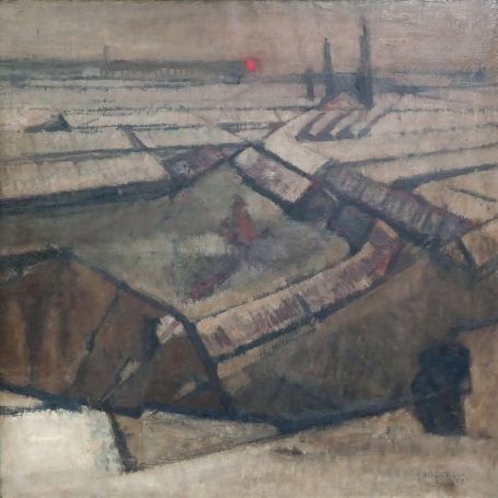Schilderij van de Belgische schilder Albert de Roover